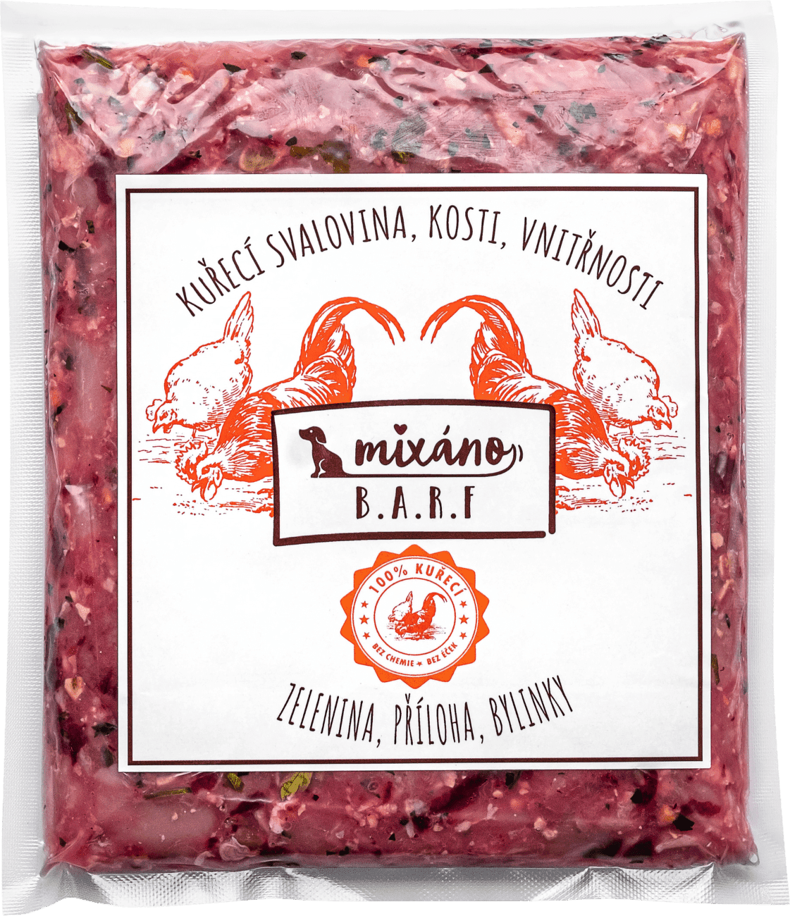 Barf Mixano kuřecí 1kg