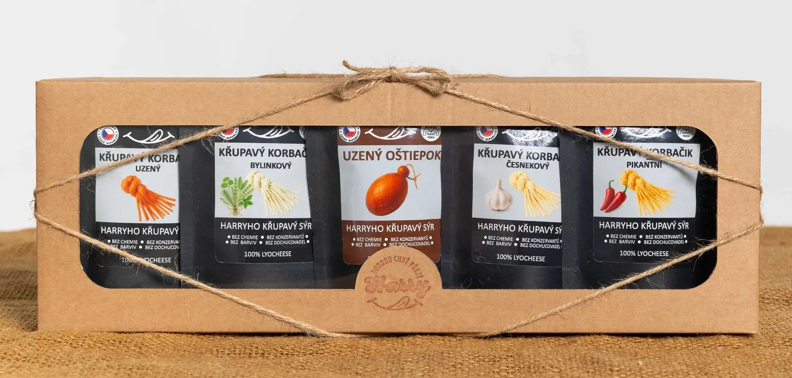 Dárková sada lyofilizovaných korbáčiků od Bači