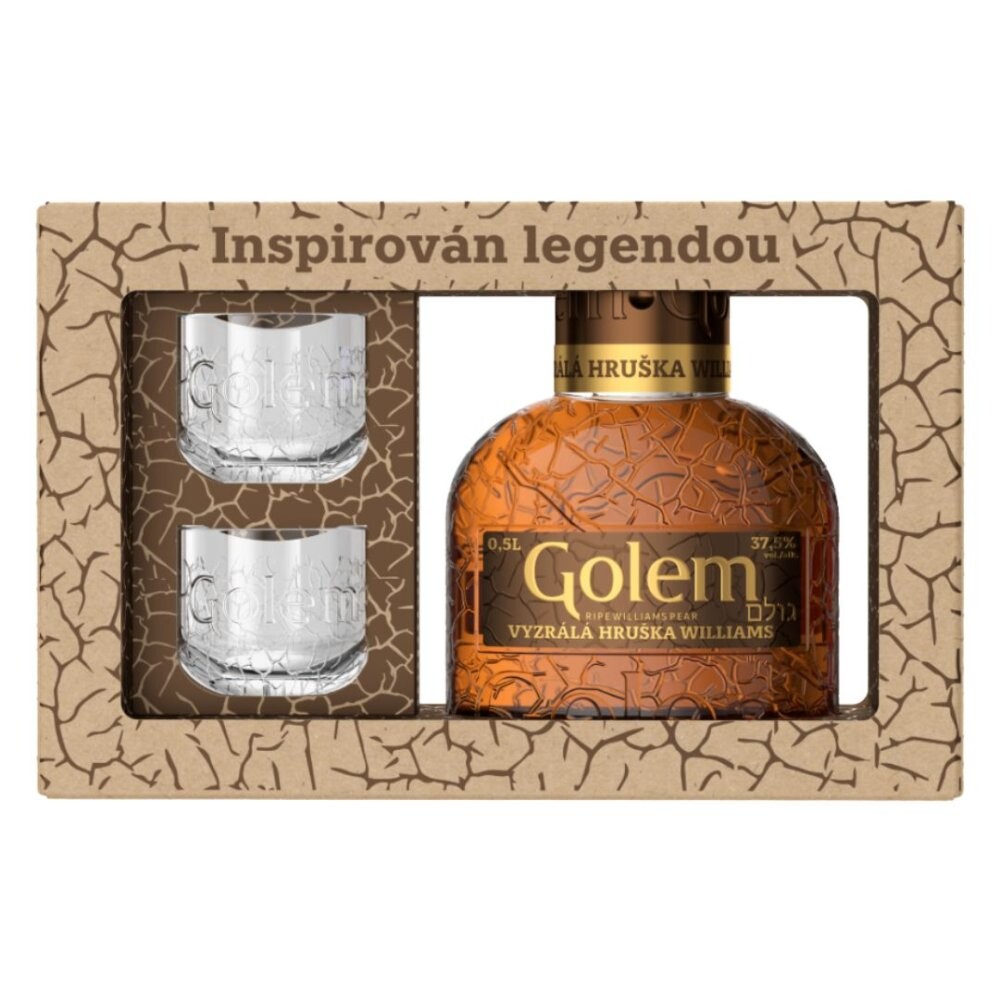 Golem Vyzrálá Hruška Williams 0,5l 37,5% + 2x sklo GB