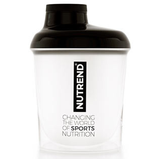 Nutrend Šejkr průhledný-černý  300ml.