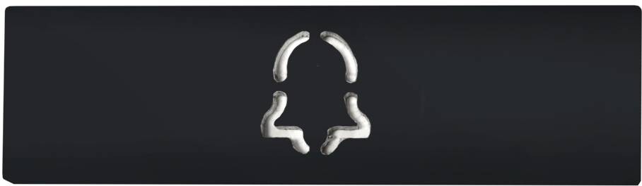 DoorBird 423863033 příslušenství domovní telefon štítek se jménem