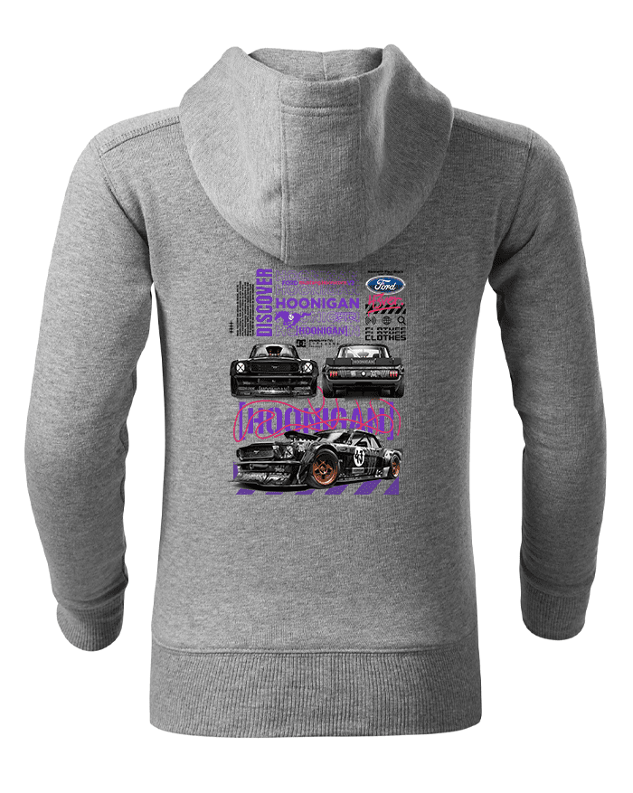 Dětská mikina se zipem Ford Mustang Hoonicorn – styl a síla pro malé fanoušky aut  Metapopisek (CZ)