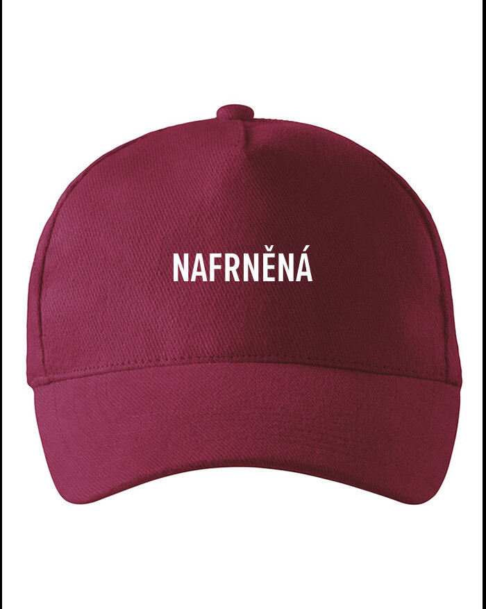 Unisex kšiltovka nafrněná