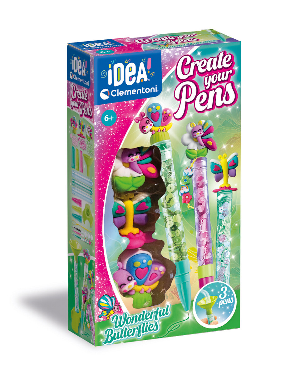 IDEA - Vytvoř si originální pero Wonderful Butterflies