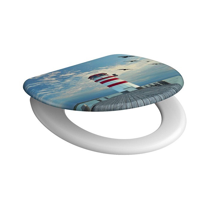 Eisl Duroplastové sedátko se zpomalovacím mechanismem SOFT-CLOSE Maják 82149