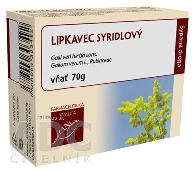 Hanus - Bylinné prípravky HANUS svízel syřidlové natě vakuové bal. 1x70 g 70 g