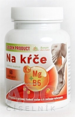 Pavol Kurbel GOLDEN PRODUCT Na křeče cps (Magnézium + B6 + Draslík) 1x60 ks