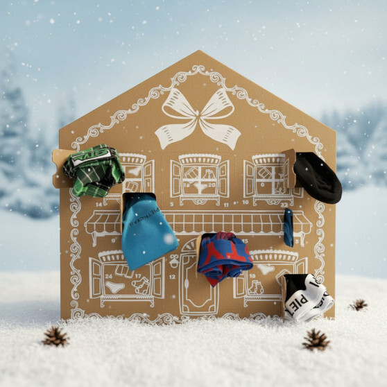 Pánský adventní kalendář se spodním prádlem Trenýrkárna (24TXV1) M - pro muže