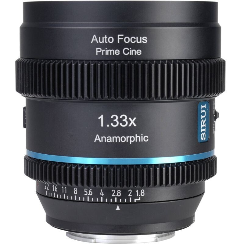 SIRUI 20 mm T1,8 AF Anamorphic 1,33x S35 (Blue Flare) pro Nikon Z (APS-C)