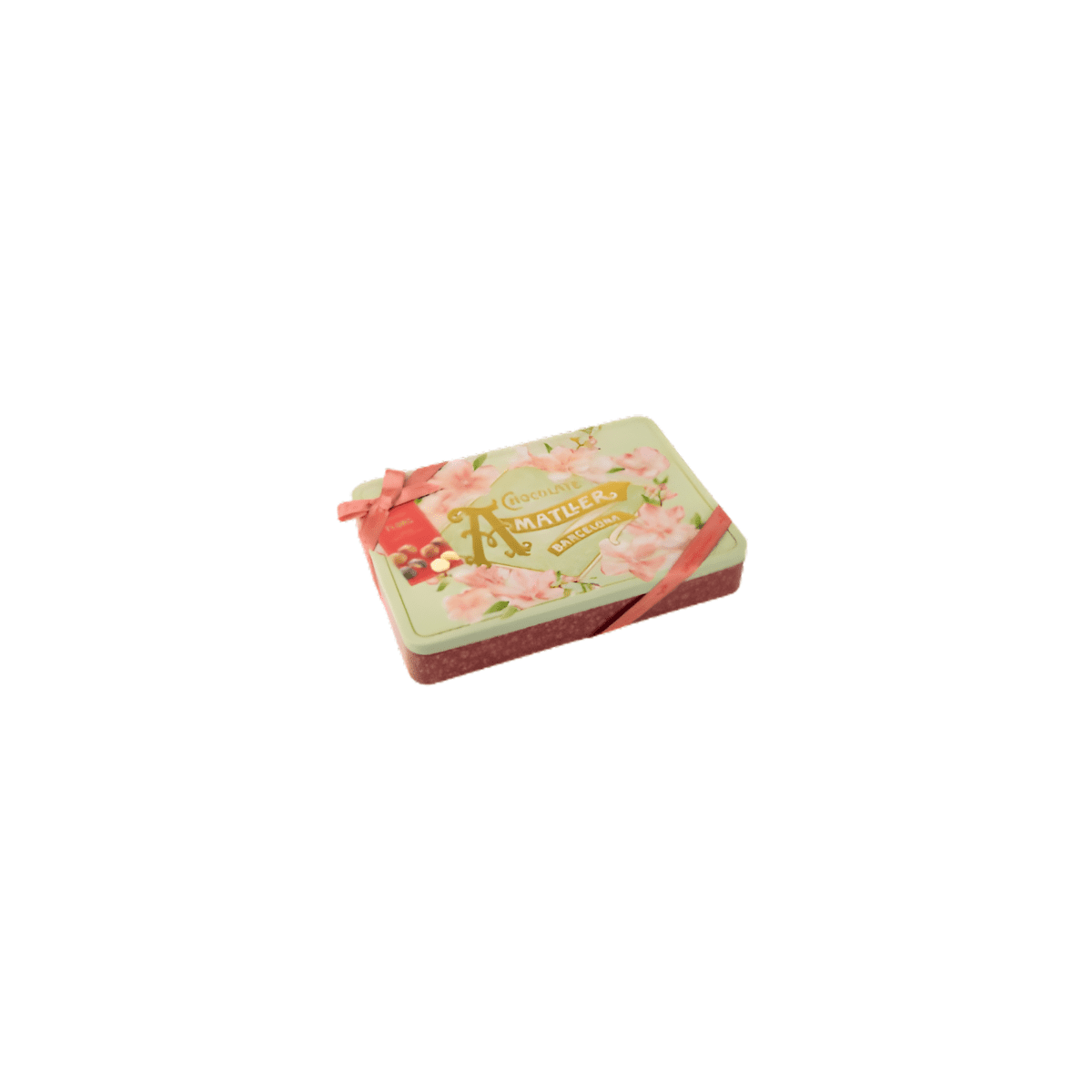 Amatller velká květinová bonboniéra s pralinkami 288g