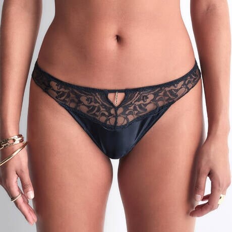 Tanga AUBADE (5C26-21), Barva tmavě modrá, Velikost S