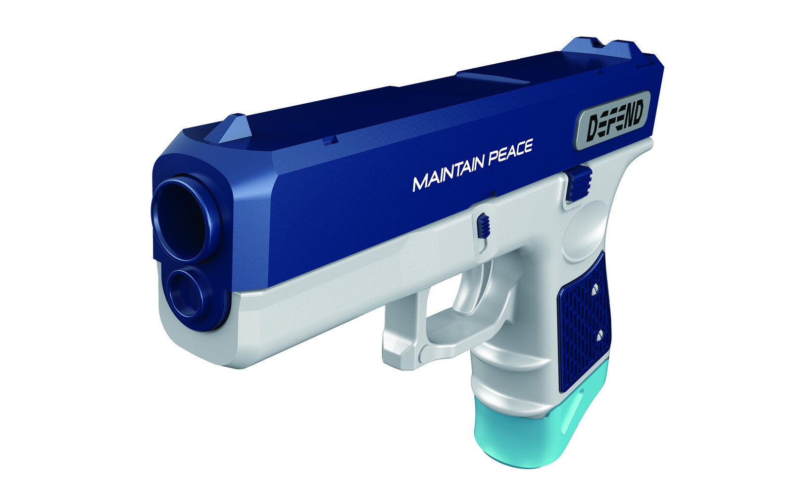 Pistole s pěnovými náboji 19 cm