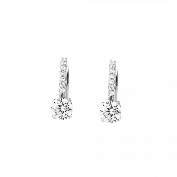 Náušnice se syntetickými kameny 336-115-003442 2.30g