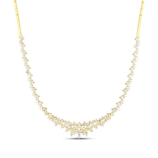 Náhrdelník se syntetickými kameny 276-227-7700 45-11.25g