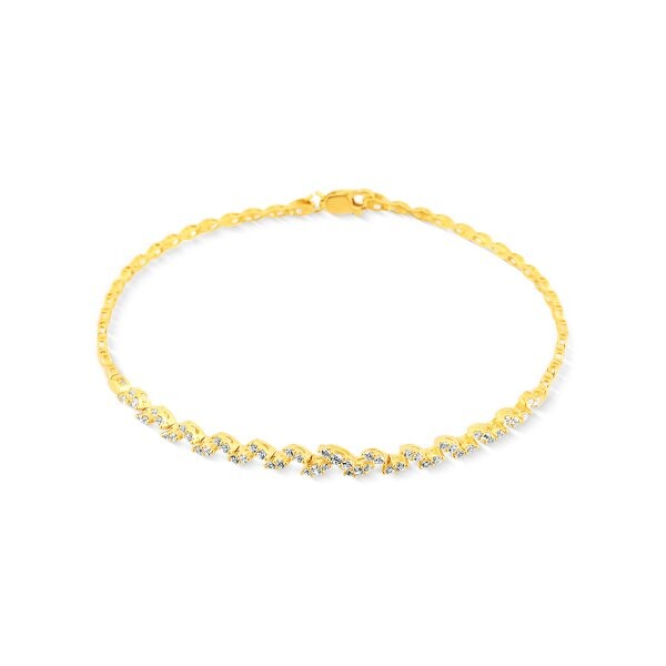 Náramek se syntetickými kameny 266-227-1570 19-4.15g