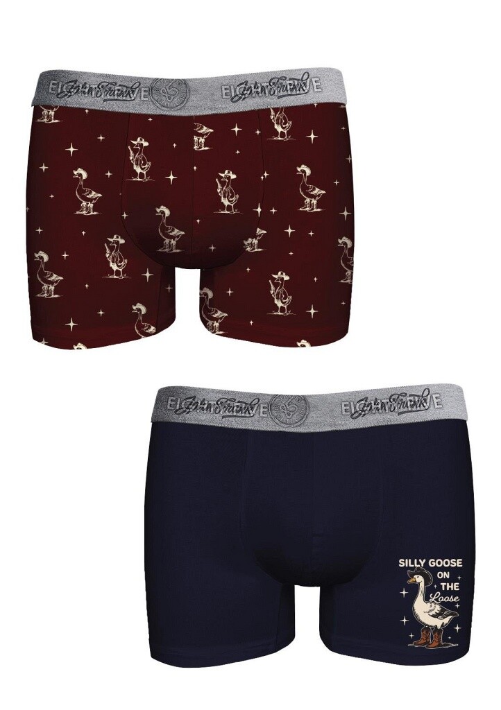 Pánské boxerky John Frank JF2BEF42 2PACK