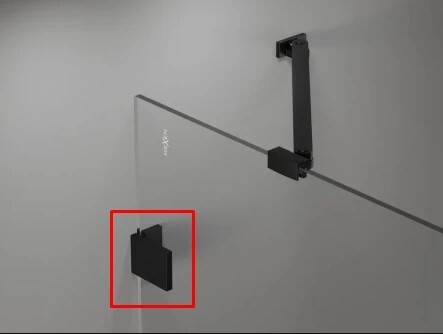 MEXEN LUNAR nástěnný držák s krytkou /2 kusy/, černá 830-04-70