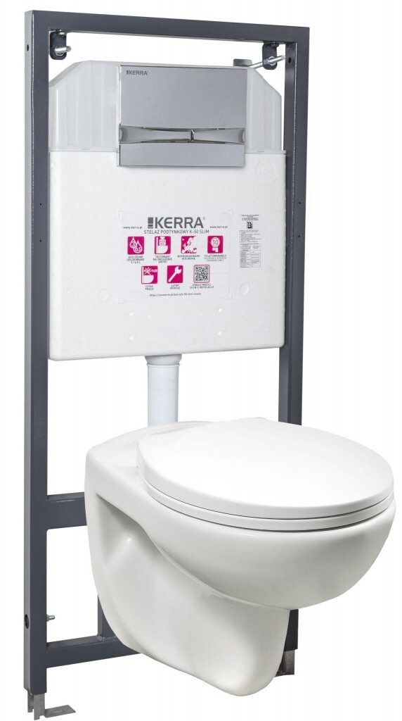KERRA Instalační set WC Doris/Adriatic CHR 5907548117922