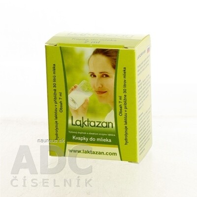 RS Pharma s.r.o. LAKTAZAN KAPKY DO MLÉKA (od ukonč. 3. roku) 1x7 ml 7 ml