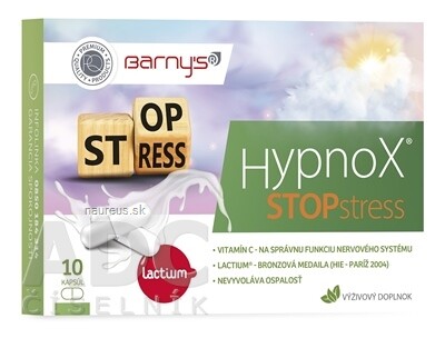 BioPol GN s.r.o. div. Pharma United Ltd. (CAN) Barny's HypnoX STOPstress cps 1x10 ks
