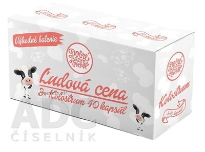Dobré zo Slovenska, s.r.o Dobré z SK Kolostrum Výhodné balení cps 3x40 ks (120 ks) 3 x 40 ks