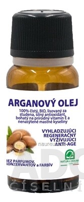 Natura House S.r.l. NH - Arganový olej BIO 1x10 ml 10ml