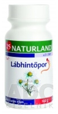NATURELAND Egészségcentrum Zrt. Naturland Zásyp na nohy a do bot 1x100 g 100g