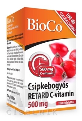BioCo Magyarország Kft. Biocel Vitamín C RETARD 500 mg s plodem šipky tbl 1x100 ks