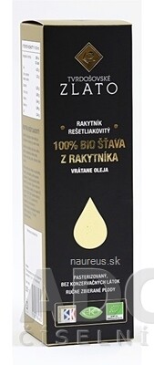 Poľnohospodárske družstvo Tvrdošovce T.ZLATO 100% BIO ŠŤÁVA Z RAKYTNÍKU včetně oleje 1x185 ml 185ml