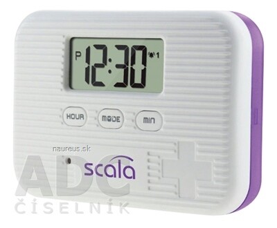 K-jump Health Co., Ltd. SCALA DÁVKOVAČ LÉKŮ S ČASOVAČEM SC 6 6-přihrádkový 1x1 ks