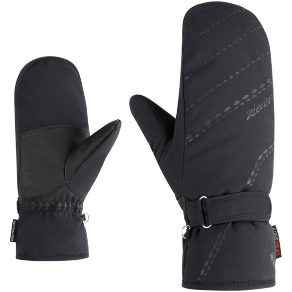 Ziener KEVI-Z PR MITTEN LADY Dámské lyžařské palčáky, černá, velikost