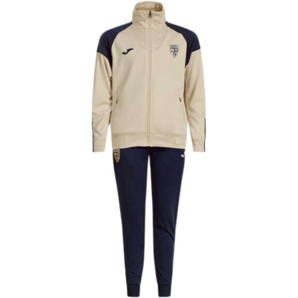 Joma FED. FUTBOL RUMANÍA FREE TIME JUNIOR TRACKSUIT Dětská souprava, béžová, velikost XXXS