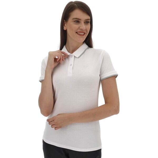 Lotto CLASSICA POLO SHIRT Dámské tričko s límečkem, bílá, velikost