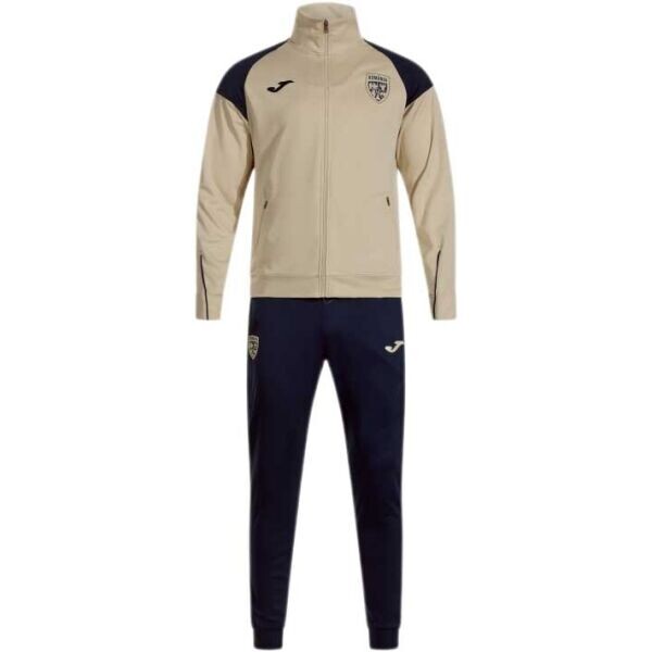 Joma FED. FUTBOL RUMANÍA FREE TIME TRACKSUIT Pánská sportovní souprava, béžová, velikost