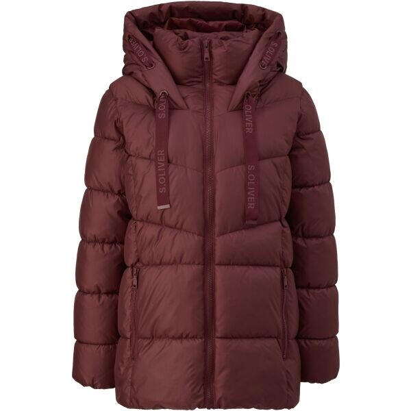 s.Oliver OUTDOOR JACKET Dámská zimní bunda, vínová, velikost