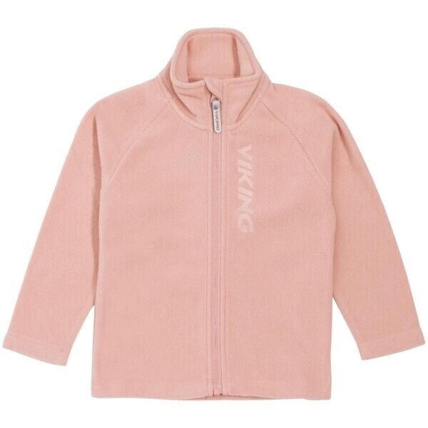 VIKING BY NORWAY PLAYTIME FLEECE JACKET WARM Dětská fleecová bunda, růžová, velikost
