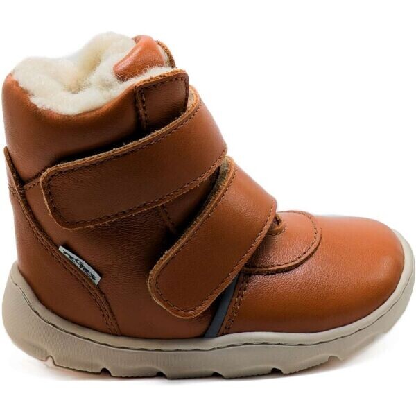 PEGRES SBF 42 2.1 Dětská zimní barefoot obuv, hnědá, velikost