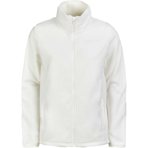 FUNDANGO SERENA Dámská fleecová mikina, bílá, velikost