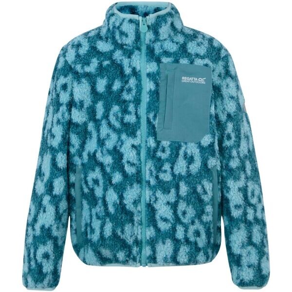 REGATTA OUTDOORS FRANKIE WARM JR Dětská mikina, tyrkysová, velikost 9-10Y