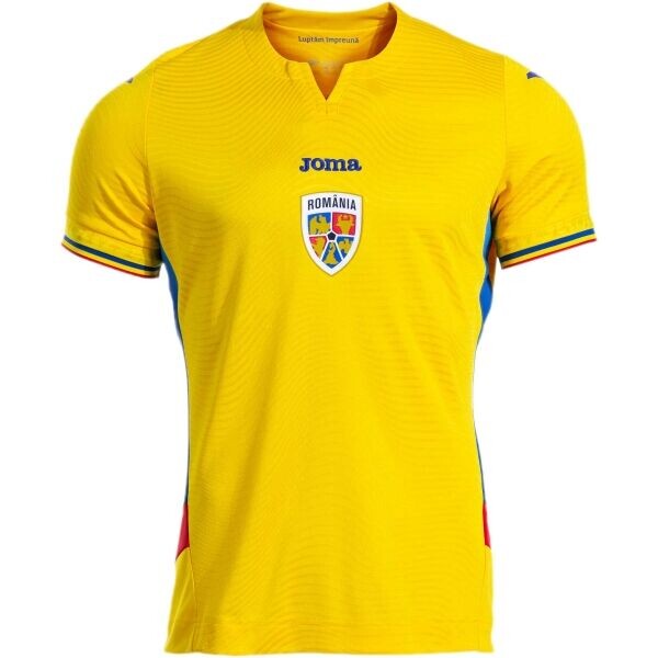 Joma FED. FUTBOL RUMANÍA 1ST SHORT SLEEVE T-SHIRT Pánské fotbalové tričko, žlutá, velikost