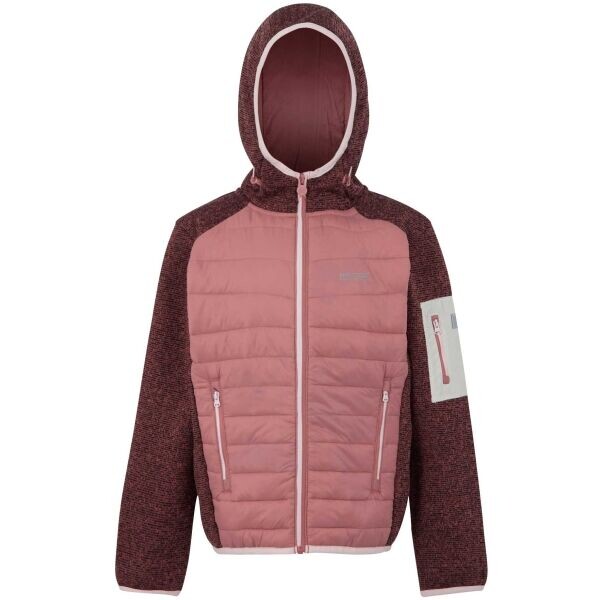 REGATTA OUTDOORS NEWHILL HYBRID JR Dětská bunda, vínová, velikost 9-10Y