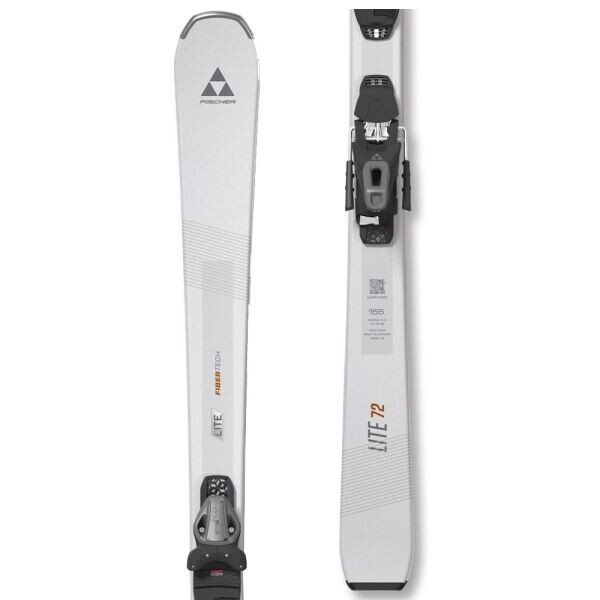 Fischer LITE 72 SLR + RS 9 SLR Sjezdové lyže, bílá, velikost