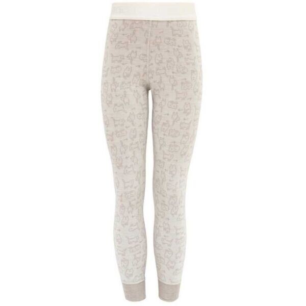 Devold DUO ACTIVE KID Dětské legíny, bílá, velikost