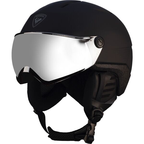 Rossignol FIT VISOR IMPACTS Lyžařská přilba, černá, velikost (59 - 63)