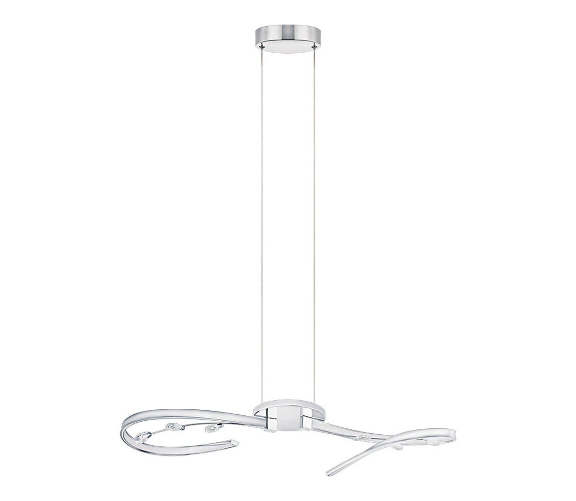 Eglo 97488 - LED Křišťálový lustr na lanku VALLEMARE 1 2xLED/8W/230V 97488