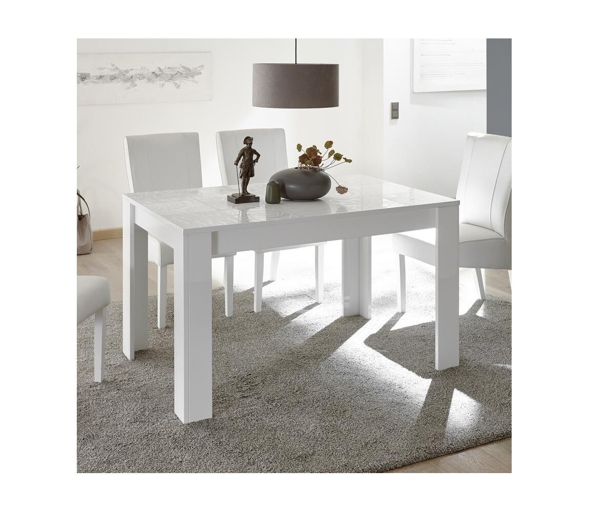 MC Akcent Jídelní stůl ARIA bílá 349083AL