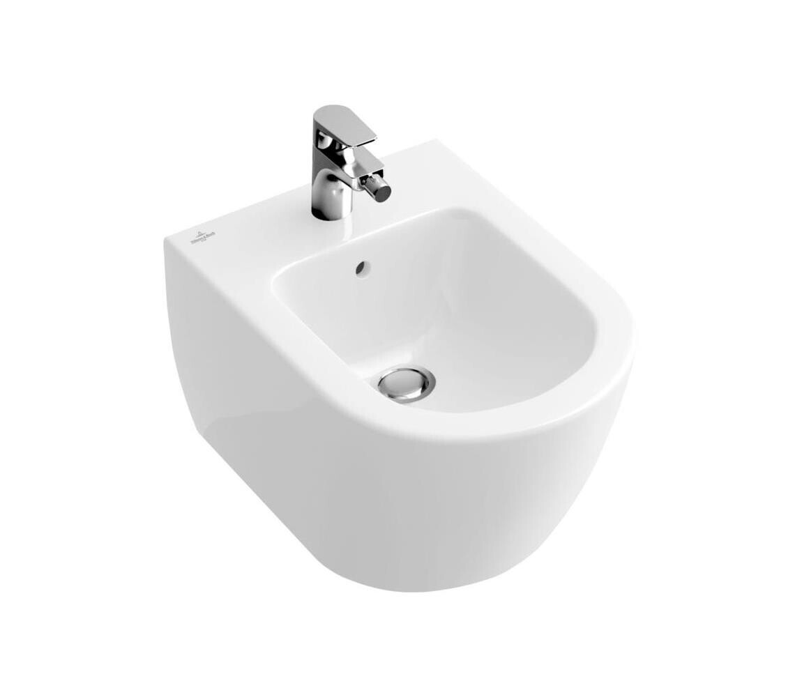 Villeroy & Boch 540000R1 - Závěsný bidet SUBWAY 2.0 37x56,5 cm keramika/bílá 540000R1