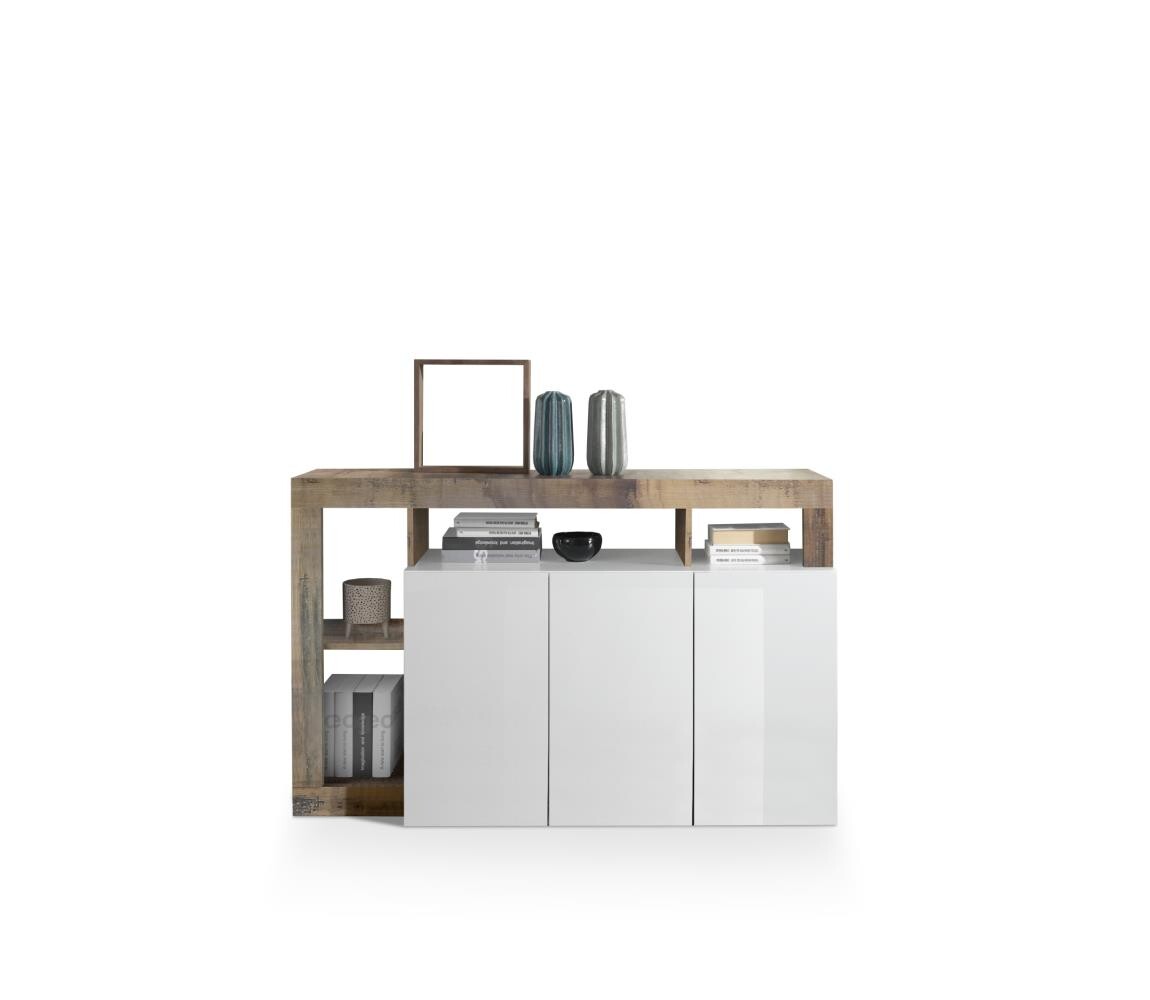 MC Akcent Komoda LENOR bílá/javor 209030-05P