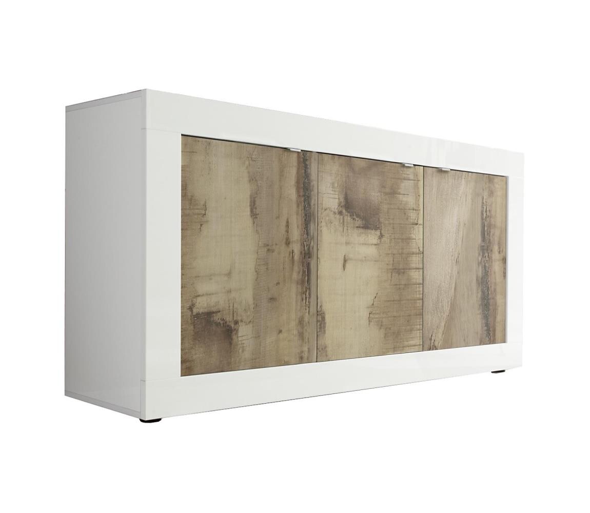 MC Akcent Komoda NERILA bílá/javor 209015-05P