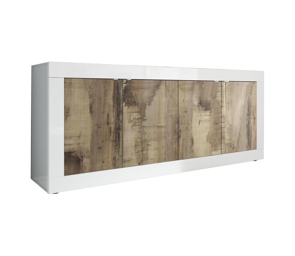 MC Akcent Komoda NERILA bílá/javor 209015-08P